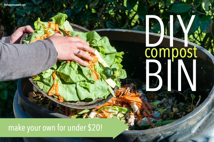 DIY Compost Bin - The Happy Housewife™ :: Frugal Livi