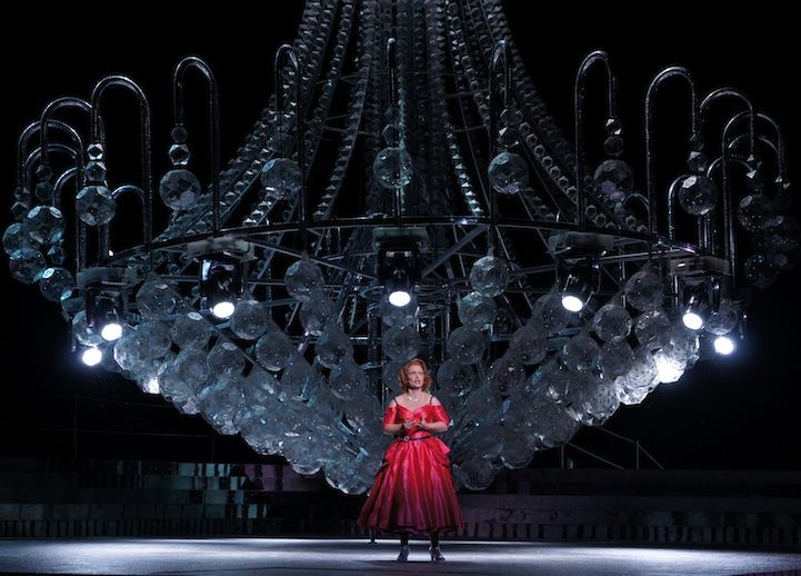 Massive Chandelier Made of 10,000 Swarovski Crystals and 3,000 LED .