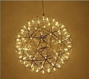 Modern Metal Ball Chandelier Lighting,Stainless Steel Metal .