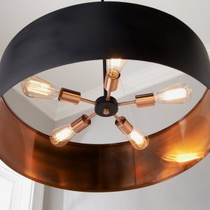 Float Drum Chandelier | Drum shade chandelier, Drum chandelier .