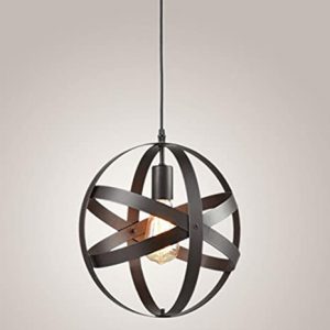 Mobestech Sphere Pendant Lights Industrial Metal Spherical .