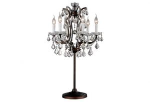 Stunning Chandelier Desk Lamp Design | Chandelier table la