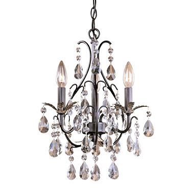 Castlewood 3-light Mini Chandelier | Mini chandelier, Crystal .