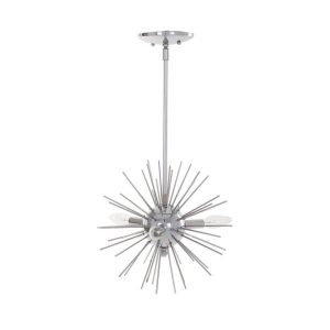 Alsy 3-Light Chrome Finish Sputnik Mini Pendant 20540-001 - The .