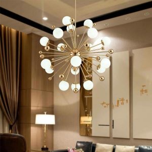 Ari - Modern Nordic Art Deco Chandelier – Warm