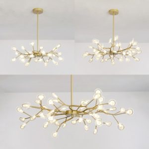 Metal Twig Ceiling Pendant Living Room 30/45/54 Heads Creative .