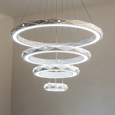 Best Modern Chandeliers for Kids Room Tiered 9/30/63/110W White .