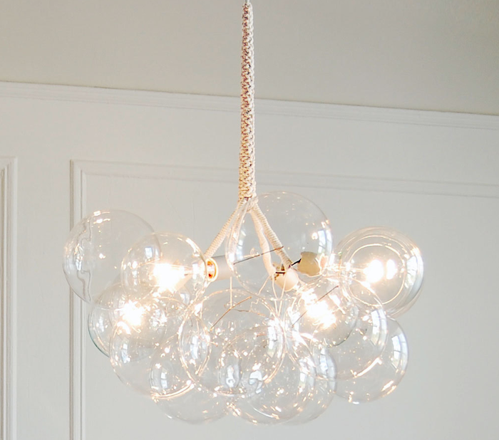 10 Easy Pieces: Modern Glass Globe Chandeliers | Bubble chandelier .