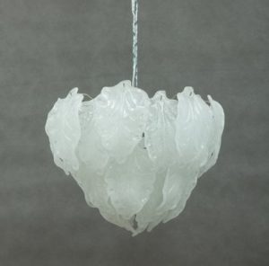 Italian Modern Murano Glass Chandelier, 1970s for sale at Pamo