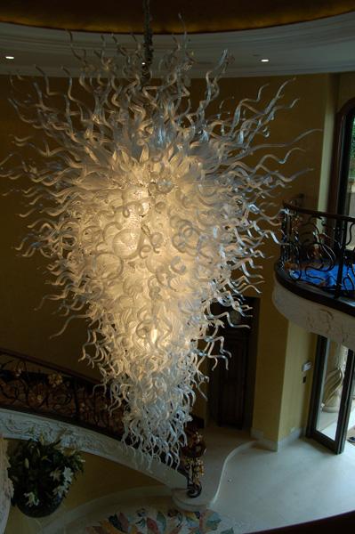 Hot Sale White Color 60 Inches Big Chandelier Handcraft Modern .