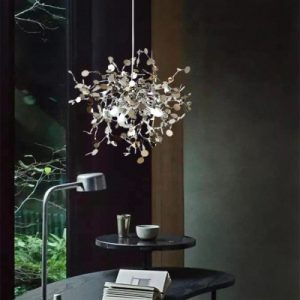 Stainless Steel Firework Hanging Light Ultra Modern 1 Light .