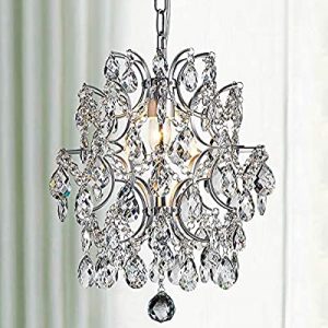 Bestier Modern Pendant Chandelier Crystal Raindrop Lighting .