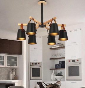 Modern Nordic Drop Down Pendant Chandelier – Warm