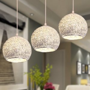 Kitchen Pendant Light Bar Lamp Silver Chandelier Lighting Modern .