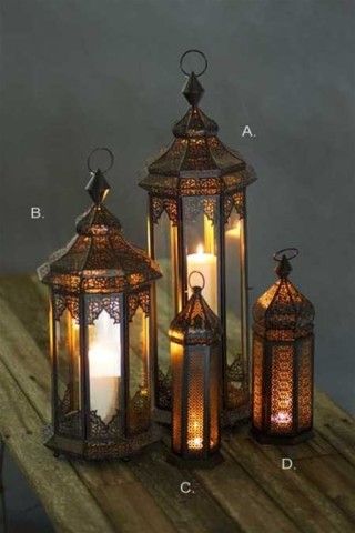 Vagabond Vintage Perforated Metal Moroccan Lanterns | Moroccan .