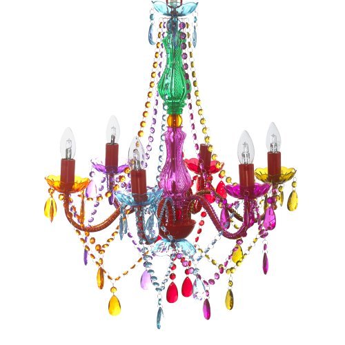 Gypsy Chandelier Pendant Ceiling Light Multi Coloured Large .