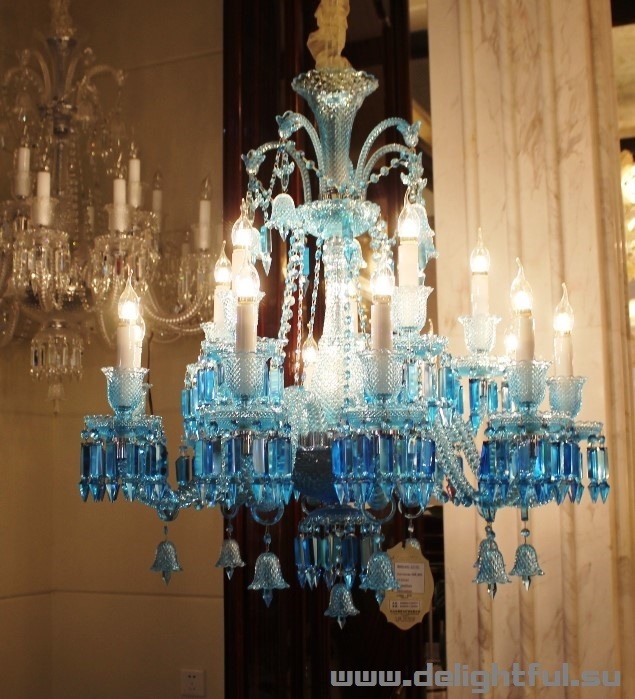 replica BACCARAT ZÉNITH CHANDELIER ( 12 lights + BLUE