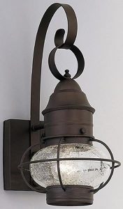 Designers Fountain Nantucket Outdoor Onion Wall Lantern 1761-RT .