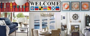 Nautical Decor Ideas & Interior Design Elements - Coastal Decor .