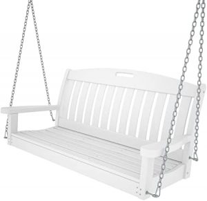 Amazon.com : POLYWOOD NS48MA Nautical 48" Swing : Porch Swings .