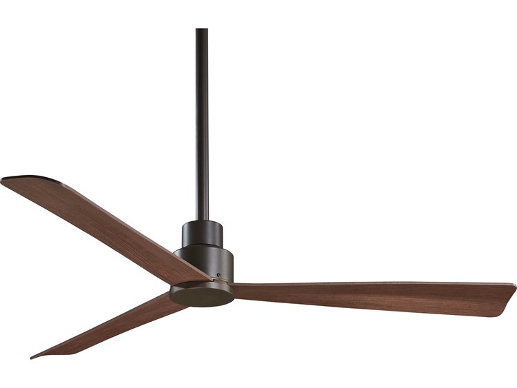 Minka-Aire Simple Oil Rubbed Bronze 52'' Wide Outdoor Ceiling Fan .