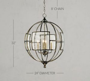 Hayden Orb Chandelier | Pottery Ba