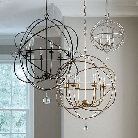 Orb Chandelier- like the ones at Restoration Hardware, but not .