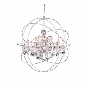 Cosmopolitan 18-Light 43" Crystal Orb Chandelier | Cheap .