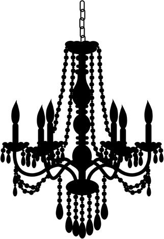 ornate chandelier vector silhouette set | Vector free, Silhouette .