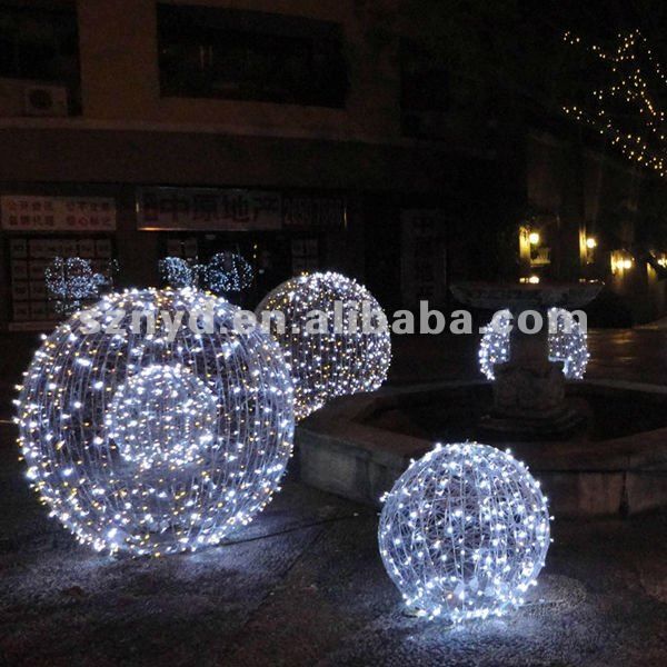 Large Led Christmas Ball For Outdoor Light Decorations - Buy Large .