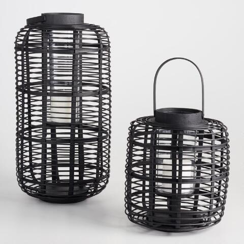 Black Bamboo Lantern | World Mark