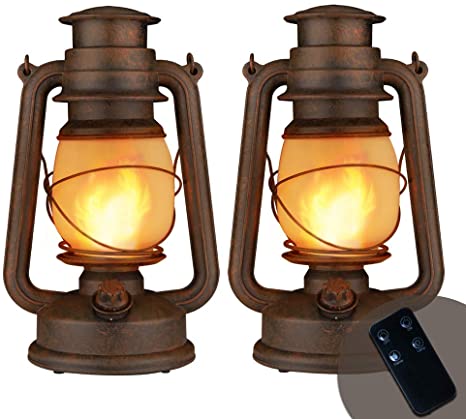 Amazon.com: YINUO LIGHT LED Vintage Lantern, Realistic Dancing .