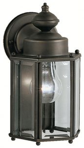 Kichler 9618OZ Outdoor 10 Inch Tall Traditional Bronze Lantern .