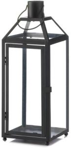 Amazon.com: Outdoor Patio Lanterns, Midtown Medium Black Metal .