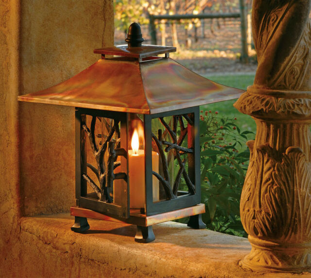 H Potter Pantheon Patio Tabletop Outdoor Decorative Candle Lantern .