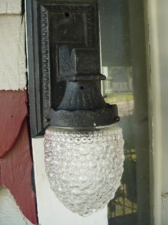 Vintage Cast Iron Outdoor Lighting Fixture ~ Cast Iron Light .