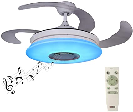 Upgraded ceiling fans with lights and Bluetooth speaker Smart APP .