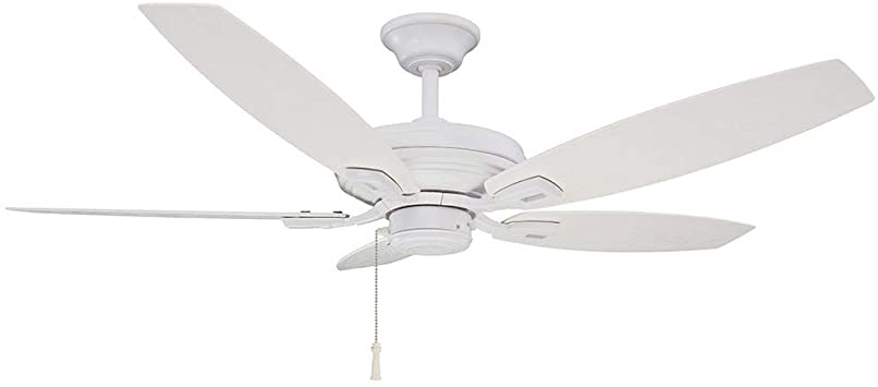 North Pond 52 in. Indoor/Outdoor Matte White Ceiling Fan .