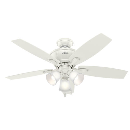 Hunter® Fan Summerlin 48" Fresh White LED Outdoor Ceiling Fan at .