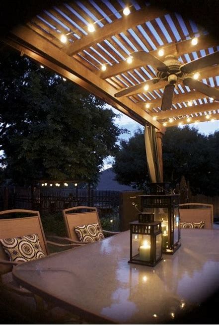 outdoor ceiling fan pergola light - Bing images | Outdoor pergola .