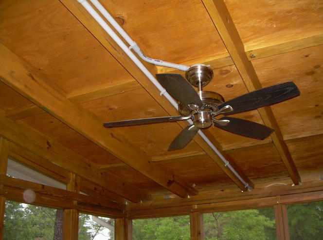 How to install an outdoor ceiling fan on a pergola? | Outdoor .