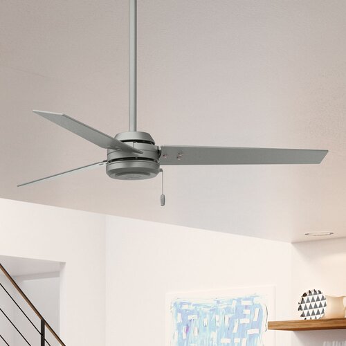 52" Cassius 3-Blade Outdoor Ceiling Fan with Pull Chain & Reviews .
