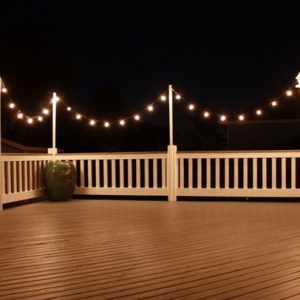 Hooked On Globe Lights... | Outdoor deck lighting, Deck lighting .