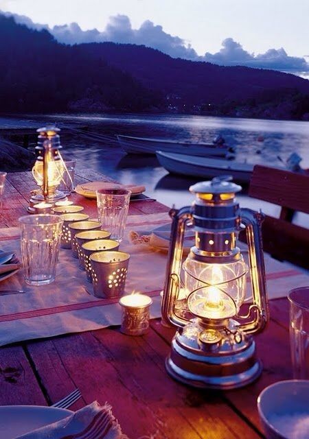 Lighting Ideas for an Outdoor Wedding | Lanterns, Outdoor dining .