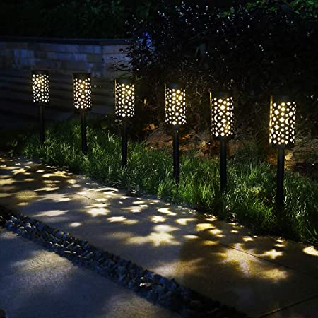 Amazon.com : 6 Pack Solar Light Outdoor Garden Patio Pathway .