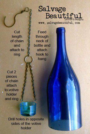 Upcycled Crafts Outdoor Wine Bottles - Top Summer Crafts for .