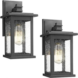 Emliviar Outdoor Wall Mount Lights 2 Pack, 1-Light Exterior .