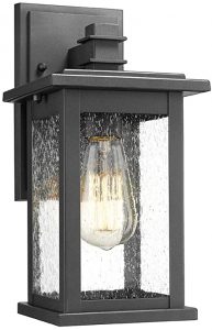 Emliviar Outdoor Wall Sconce, 1-Light Exterior Wall Lantern in .