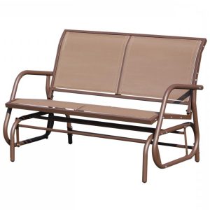 2020 Best of Outdoor Fabric Glider Bench