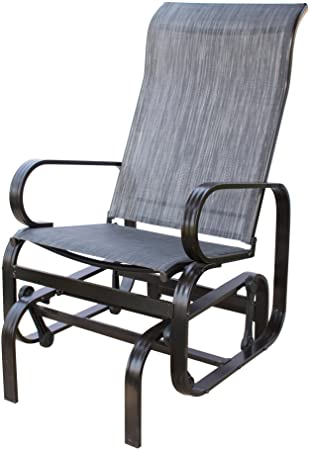 Amazon.com : PatioPost Outdoor Porch Glider Patio Chair with .